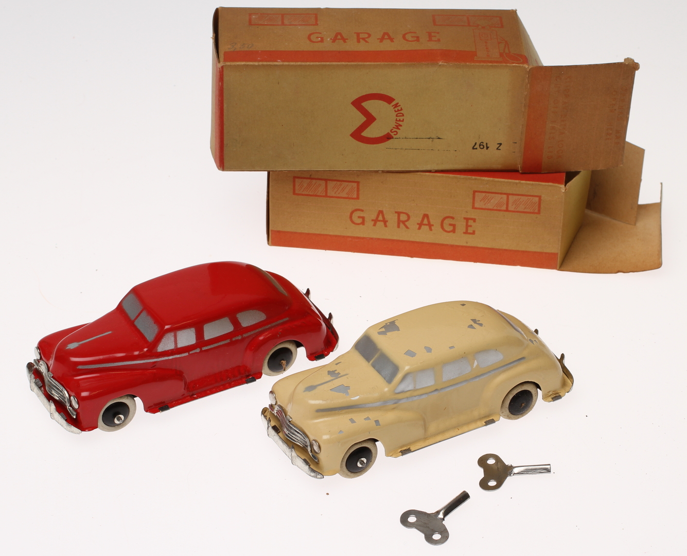 Images for 10411. ENVEX sheet metal car 2 pieces in original box