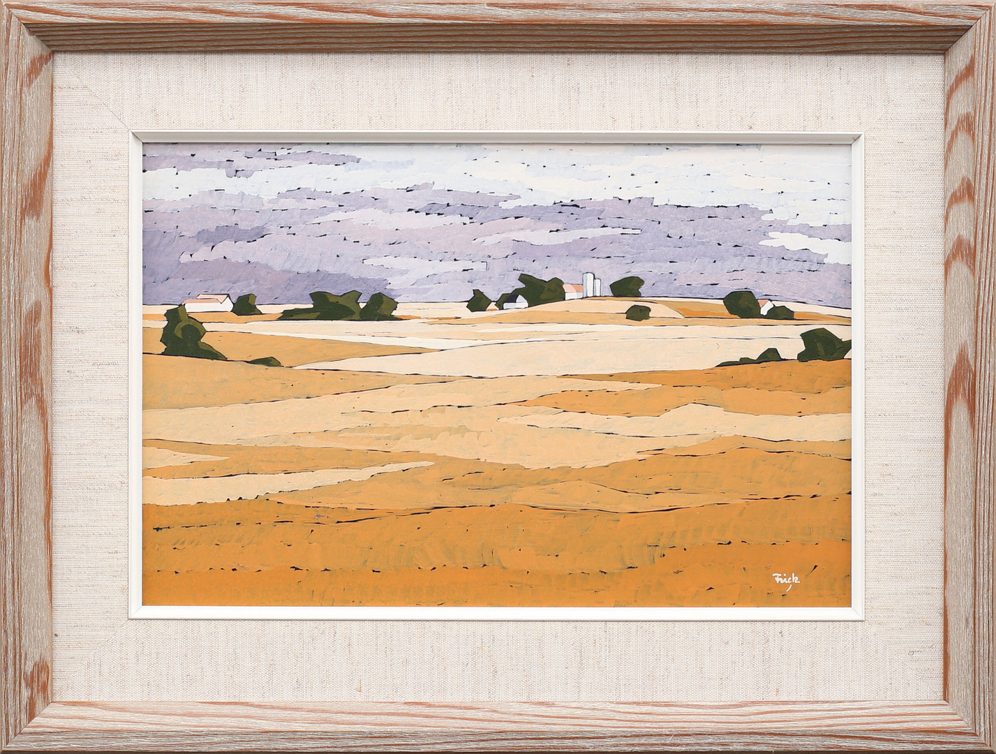 Images for 1498159. LARS FRICK. Landscape, oil on Board, signed Frick ...