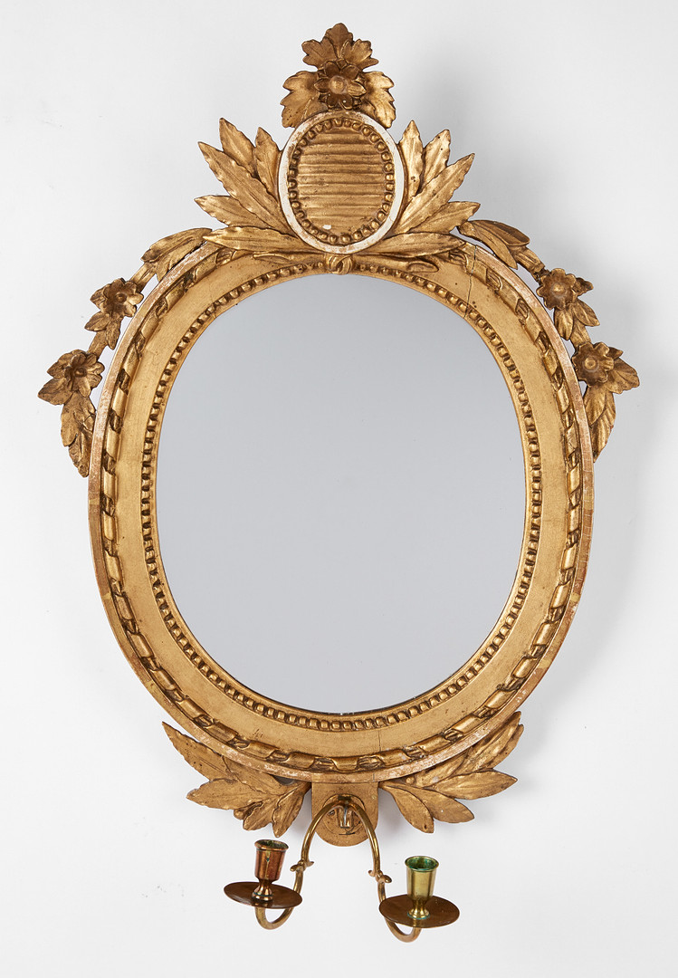 SPEGELLAMPETTER, GUSTAVIANSKA, 1700-TALETS ANDRA HÄLFT.