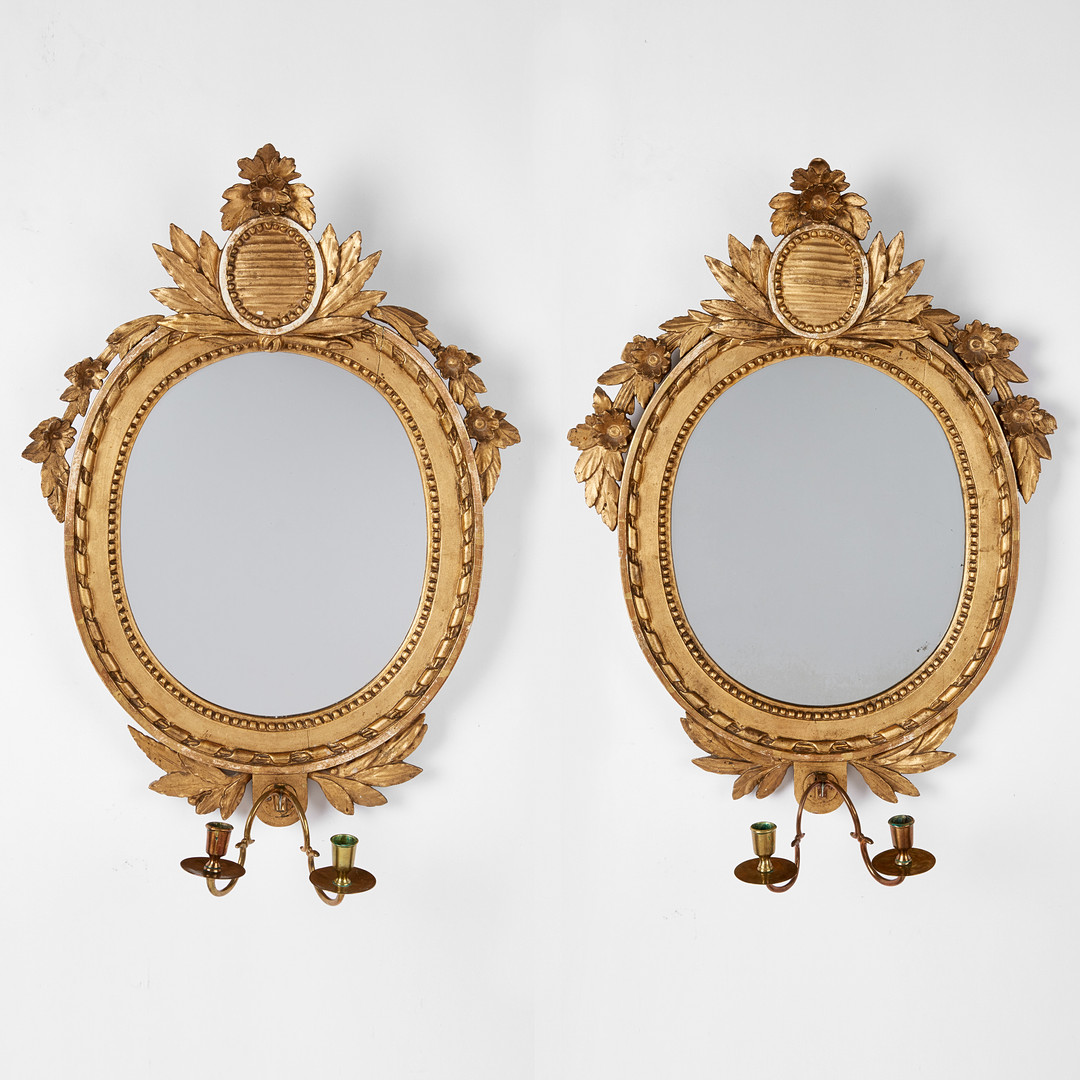 SPEGELLAMPETTER, GUSTAVIANSKA, 1700-TALETS ANDRA HÄLFT.