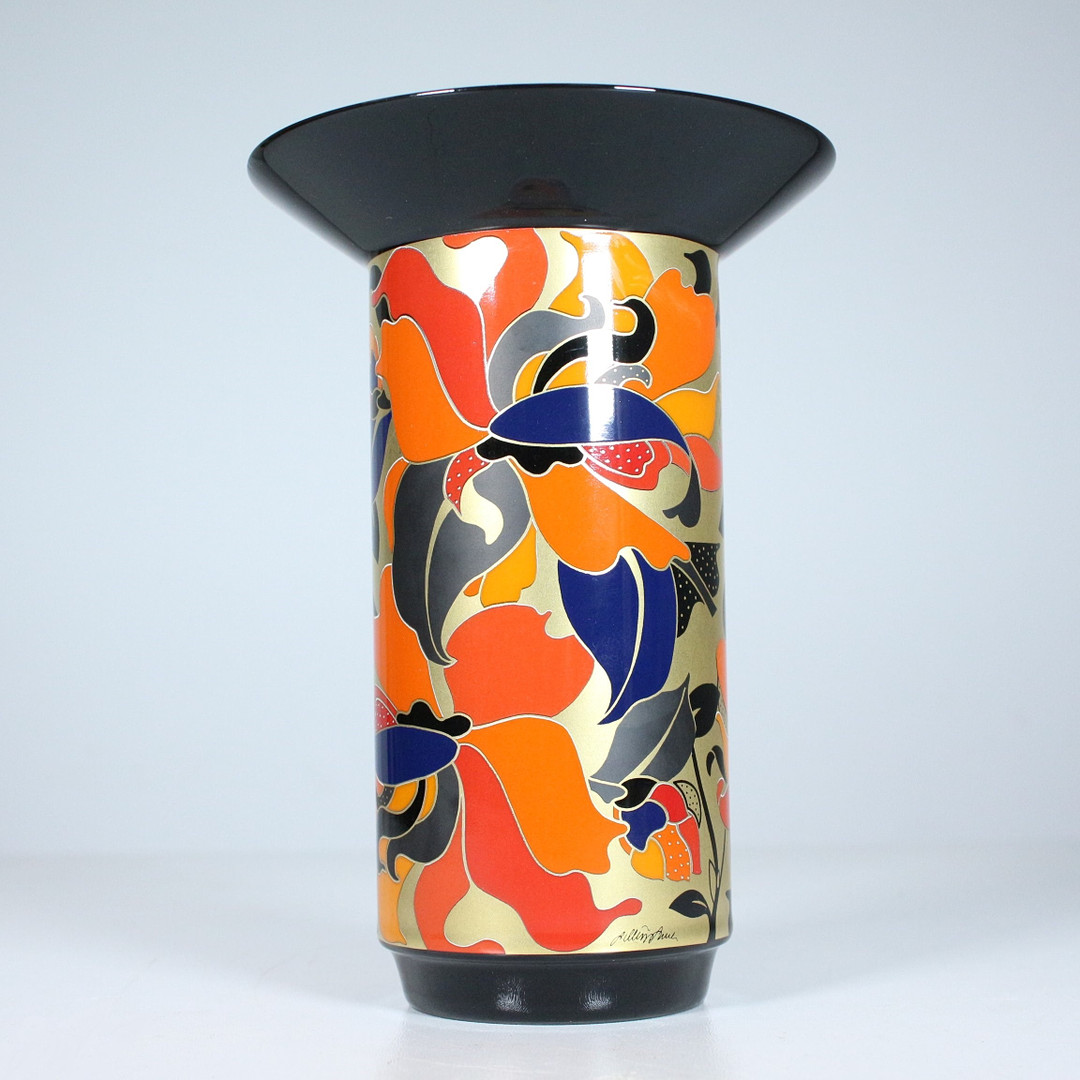 Images for 1981961. ROSENTHAL, Germany. Jan van der Vaart, vase, porcelain, decor by Gisela