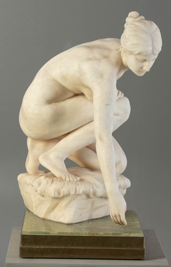 EMIL CAUER D. J. (1867 KREUZNACH -1946 GERSFELD). Wasserschöpferin.