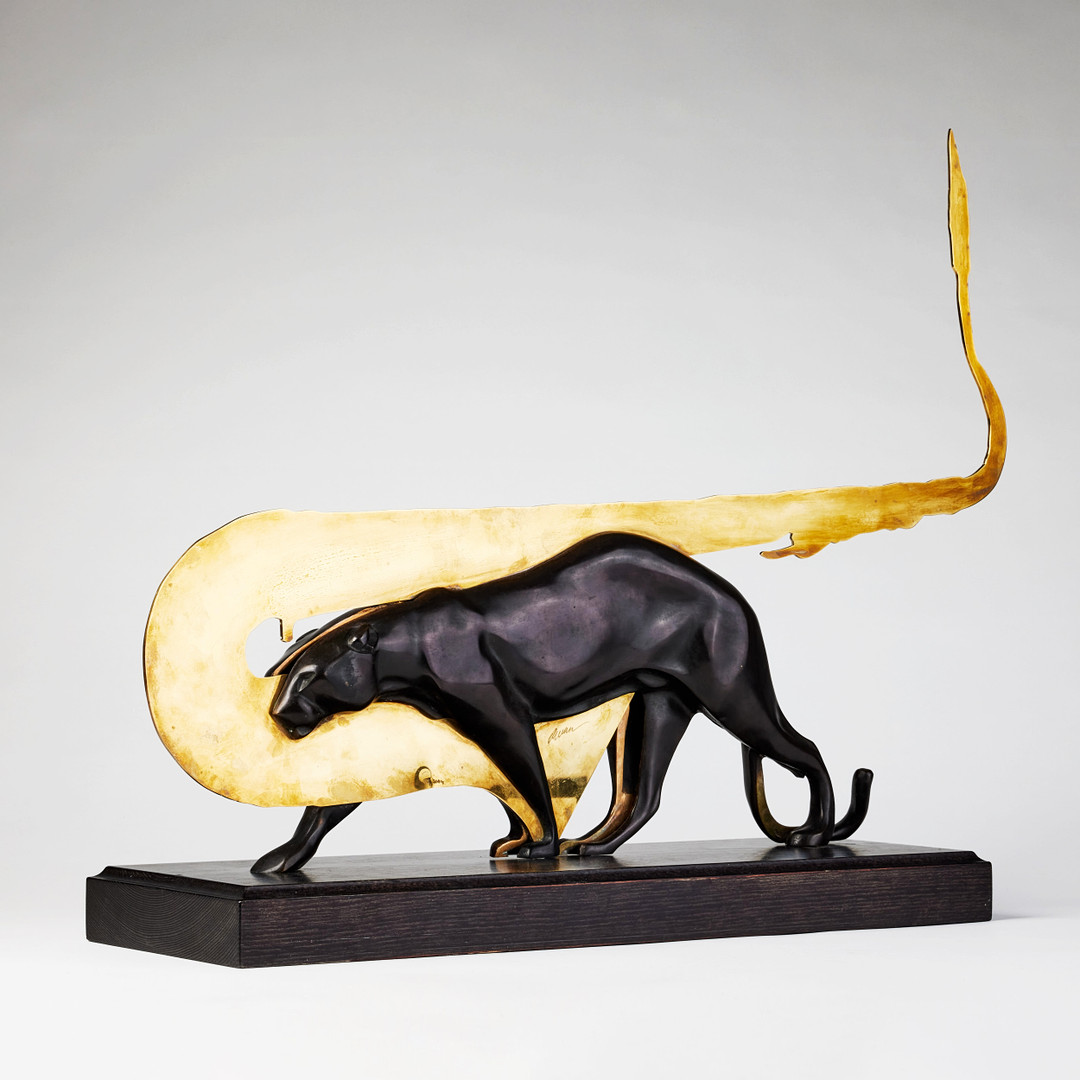 FERNANDEZ ARMAN. Jazzy Jaguar, brons, signerad Arman och numrerad 24/99.
