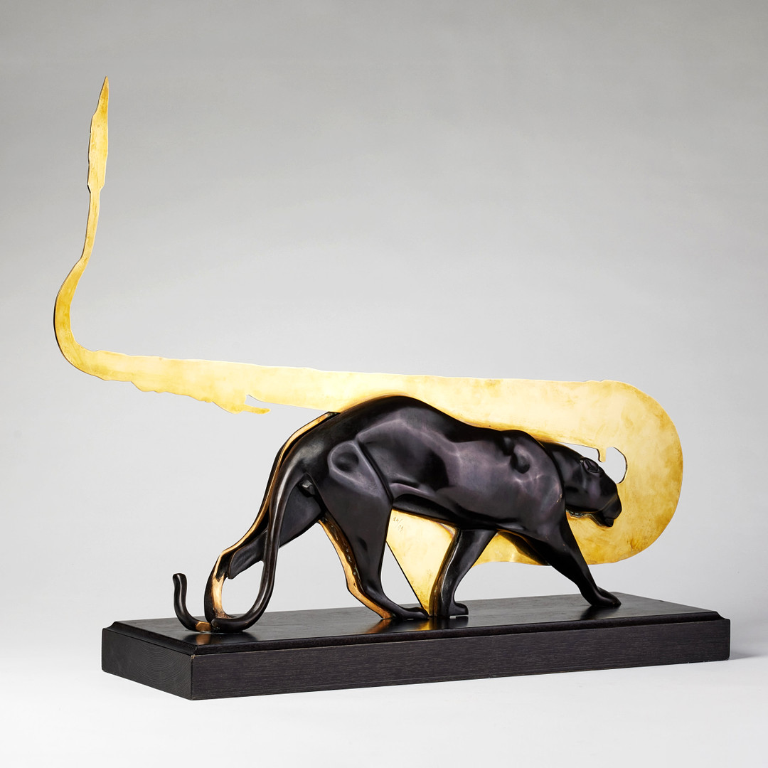 FERNANDEZ ARMAN. Jazzy Jaguar, brons, signerad Arman och numrerad 24/99.