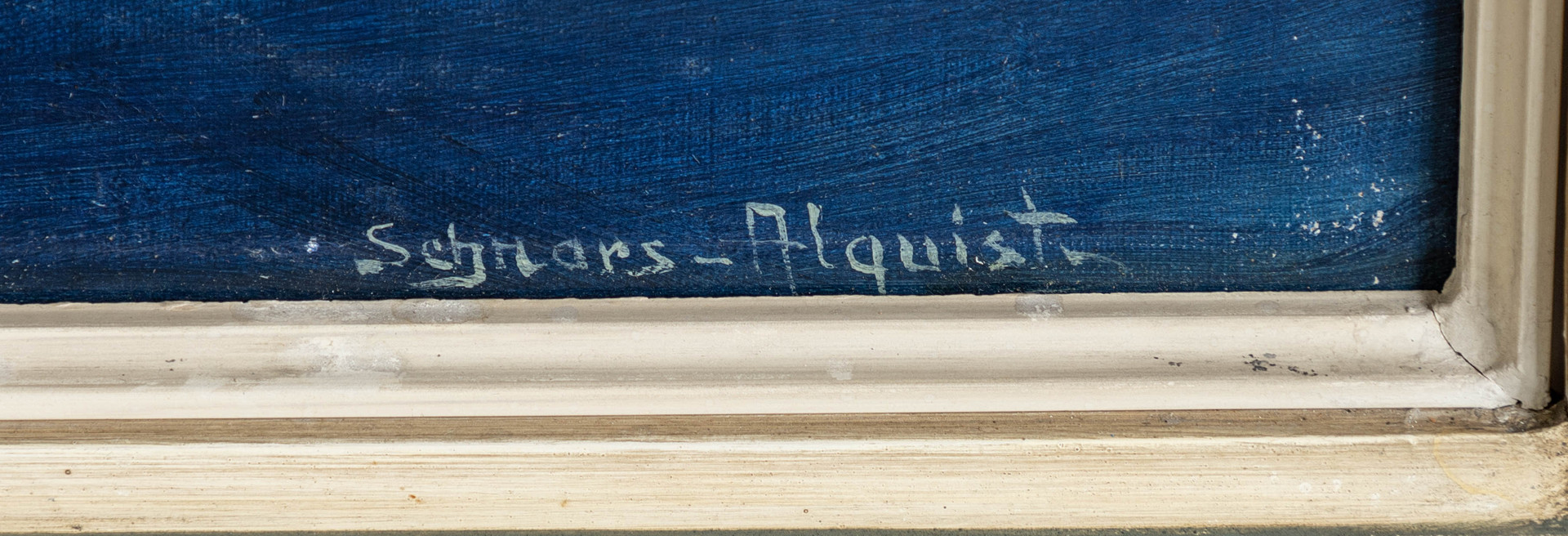 HUGO SCHNARS-ALQUIST (1855-1939). Begegnung zweier Großsegler auf See.