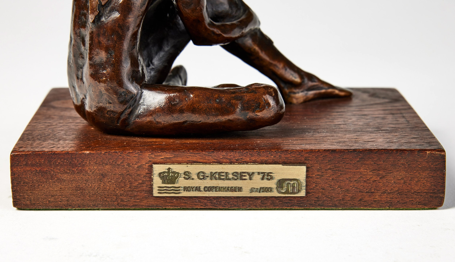 STERETT-GITTINGS KELSEY. Sittande ballerina, skulptur i brons, höjd 14 cm.