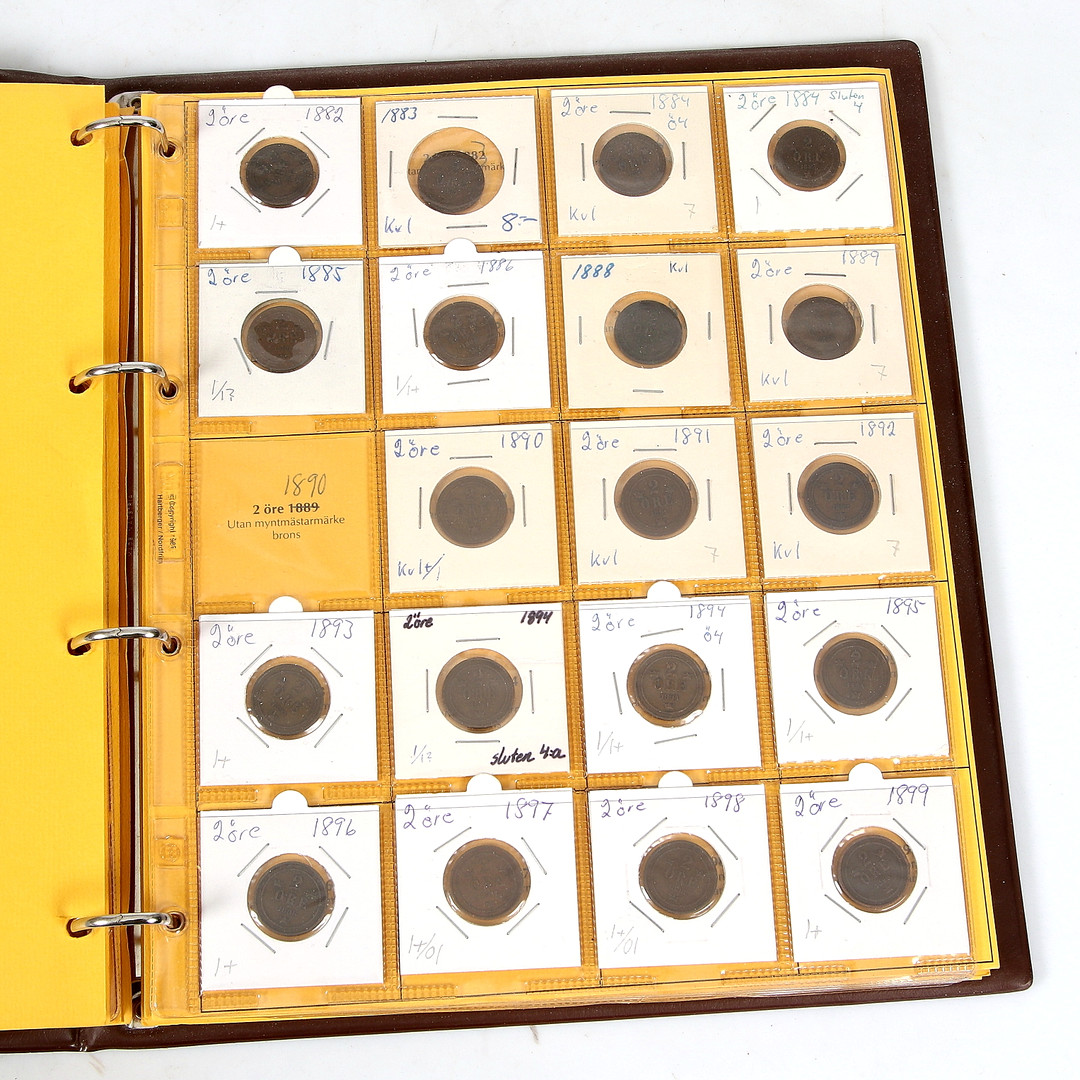 Images For 2112464 COIN COLLECTION Sweden 1872 1907 Auctionet