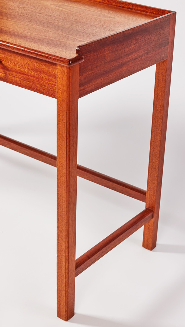 JOSEF FRANK. Sideboard, model no. 2115, Svenskt Tenn, veneered in mahogany, fittings in brass, the board with edging.