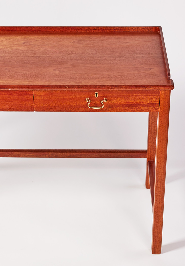 JOSEF FRANK. Sideboard, model no. 2115, Svenskt Tenn, veneered in mahogany, fittings in brass, the board with edging.