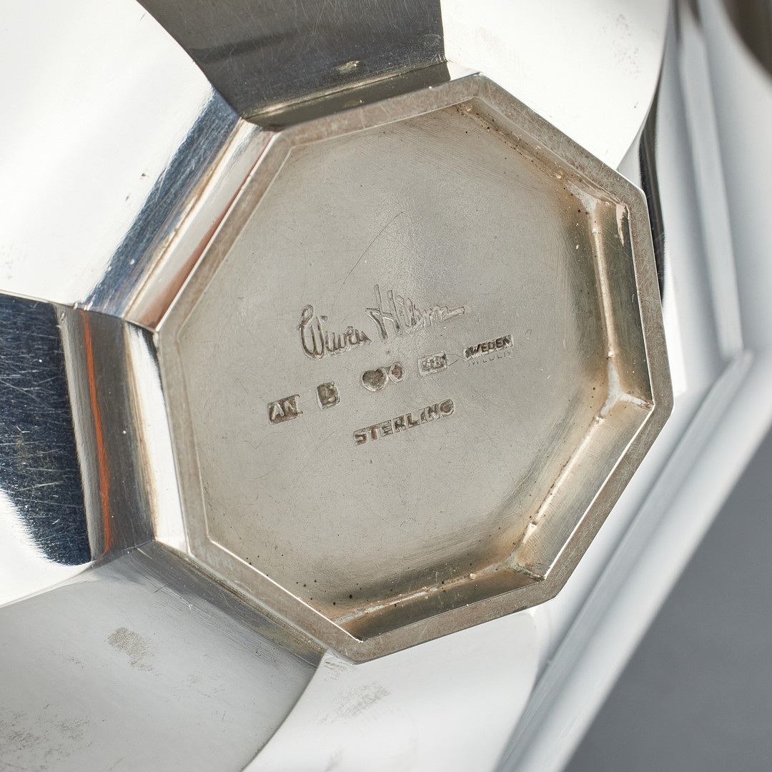 WIWEN NILSSON. A Swedish 20th century serling silver bowl, mark of Wiwen Nilsson, Lund 1944.