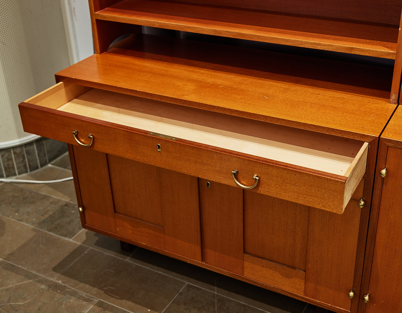 JOSEF FRANK. Bookcase, 3 parts, Svenskt Tenn, model 2112.