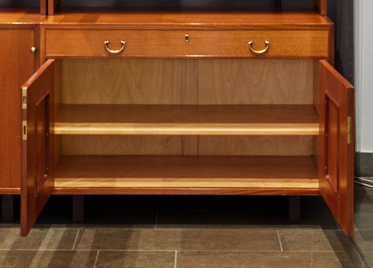 JOSEF FRANK. Bookcase, 3 parts, Svenskt Tenn, model 2112.