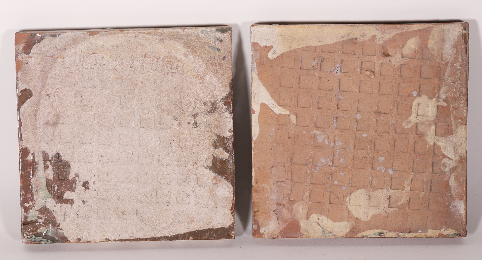 Images for 2244724. PAIR OF MODERNIST TILES, glazed ceramic.