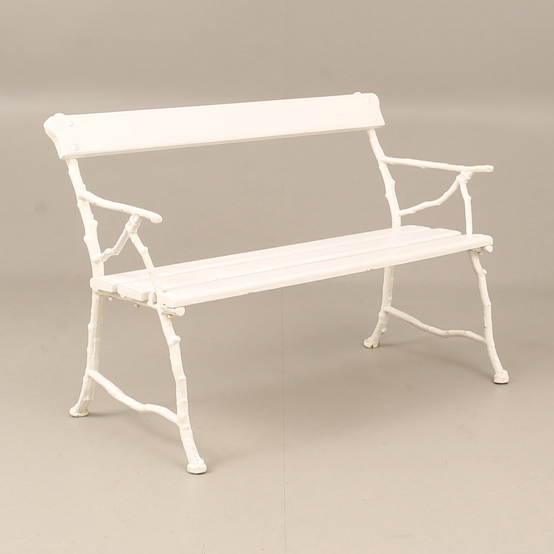 Images for 2303009. GARDEN SOFA, wood and cast iron, 18/1900s.