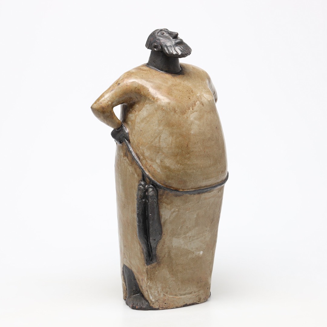 ÅKE HOLM. Skulptur, Petrus Fiskaren.