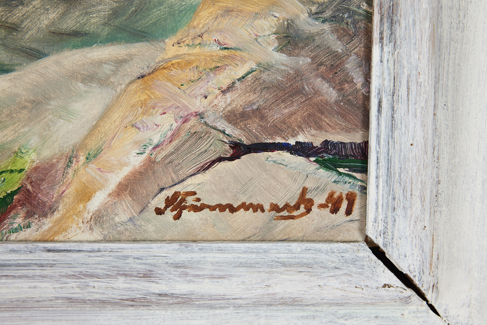 IVAR STJÄRNMARK. Badsäsong, olja på pannå.