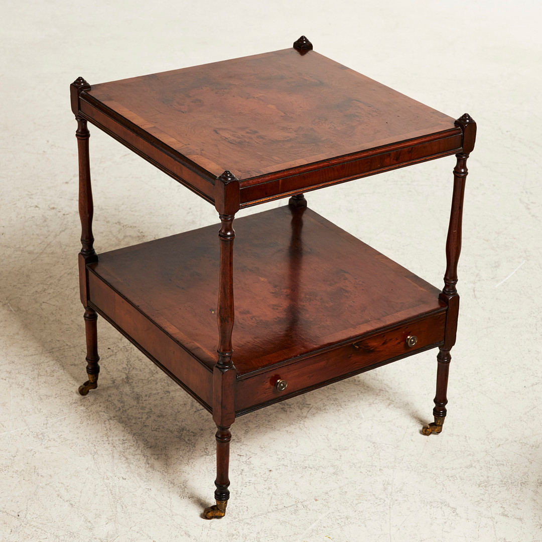 Images for 2435752. NIGHT TABLES, a pair, 1900s, probably England, box