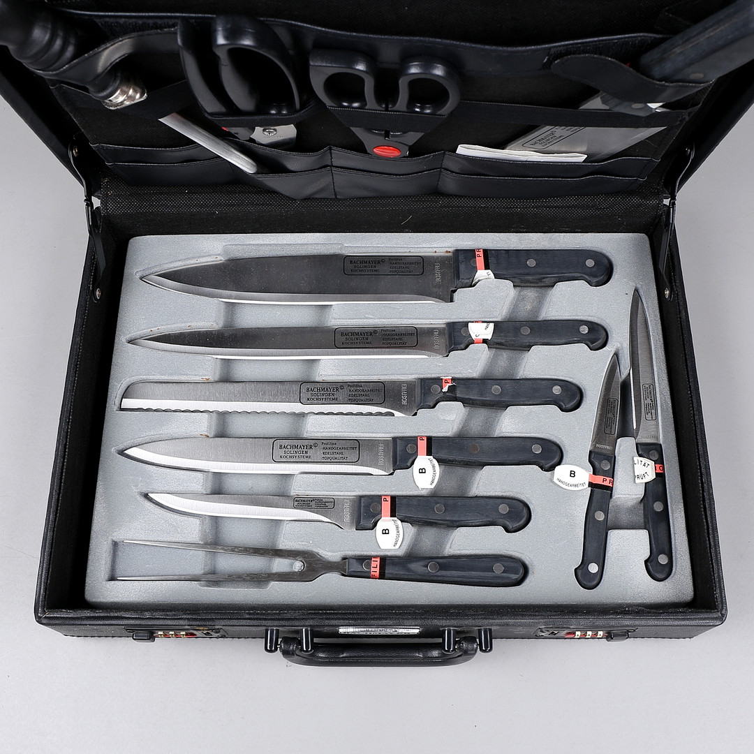 Images for 2435869. Case with KNIFE SET, Bachmayer, Solingen.