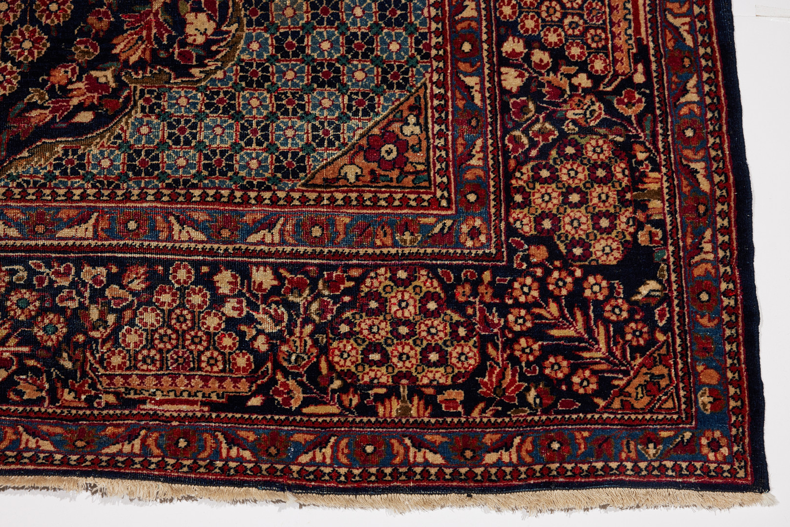 ORIENTMATTA, Kashan, semiantik 1920-30-tal, 208 x 140 cm.