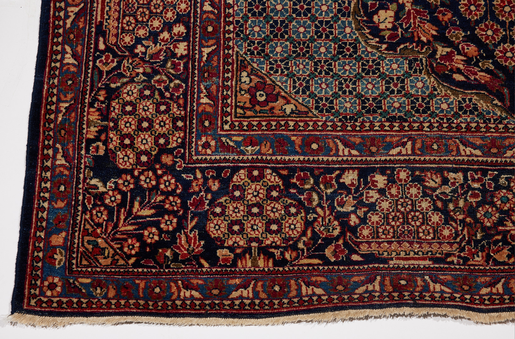 ORIENTMATTA, Kashan, semiantik 1920-30-tal, 208 x 140 cm.