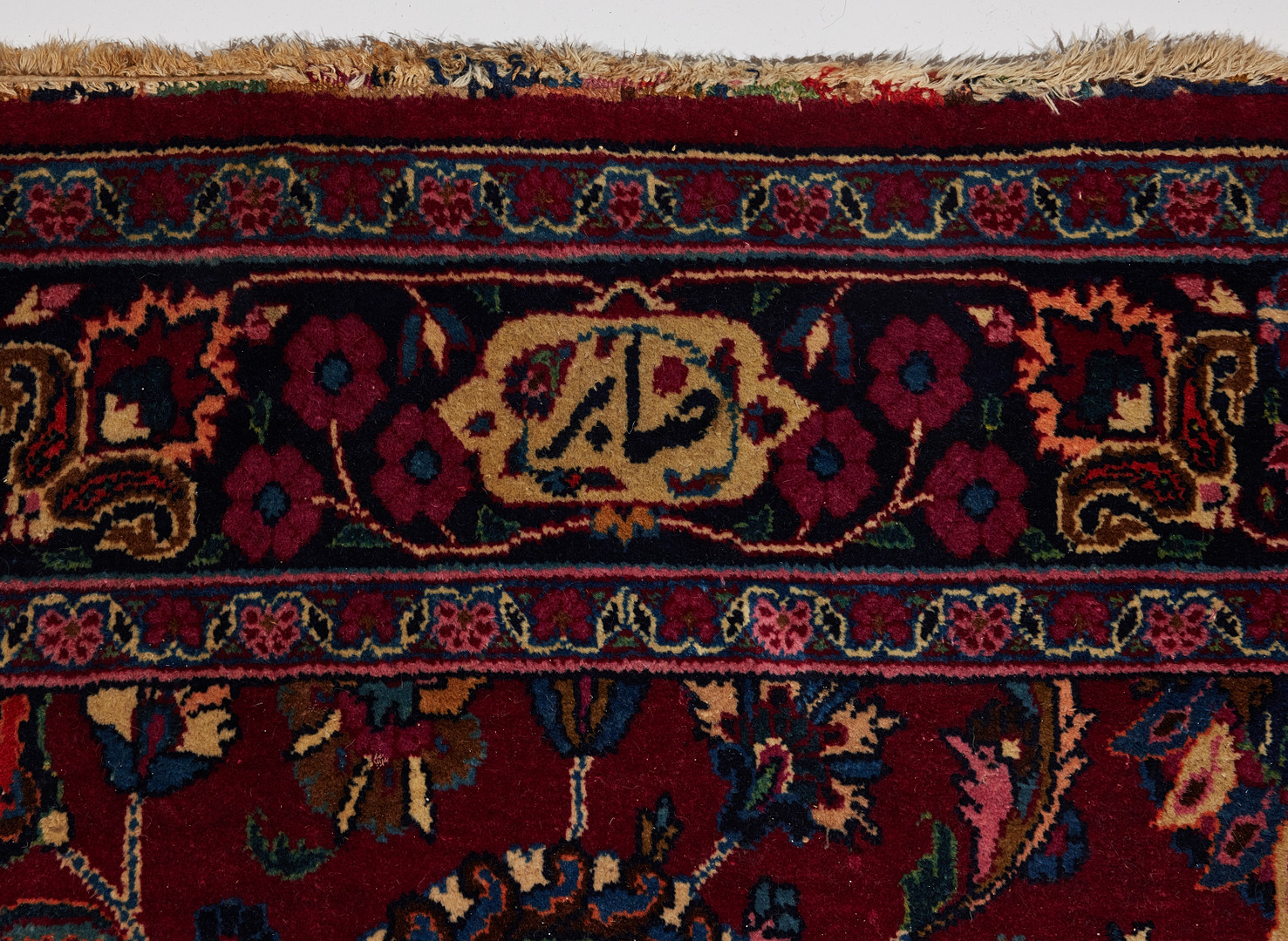 ORIENTMATTA, Mashad, semiantik, signerad Saber,462 x 157 cm.
