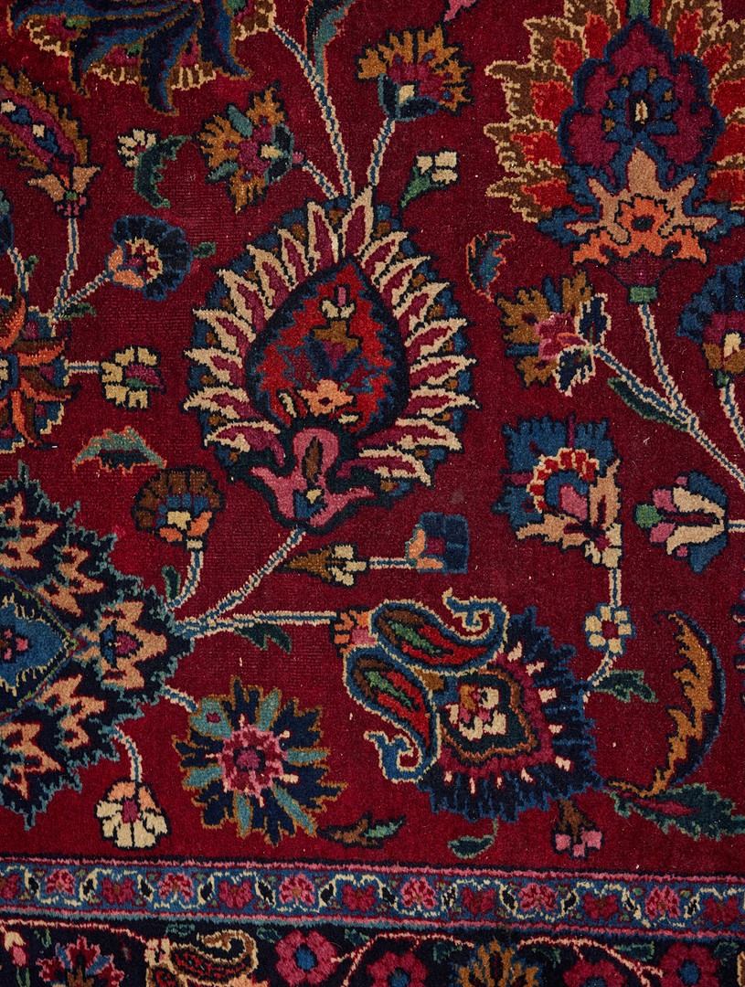 ORIENTMATTA, Mashad, semiantik, signerad Saber,462 x 157 cm.