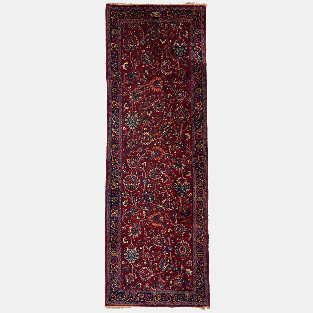 ORIENTMATTA, Mashad, semiantik, signerad Saber,462 x 157 cm.