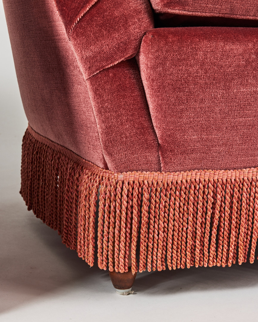 CARL CEDERHOLM. Tillskriven. Fåtöljer, 1 par, Firma Stil & Form, Stockholm 1940-50-tal.