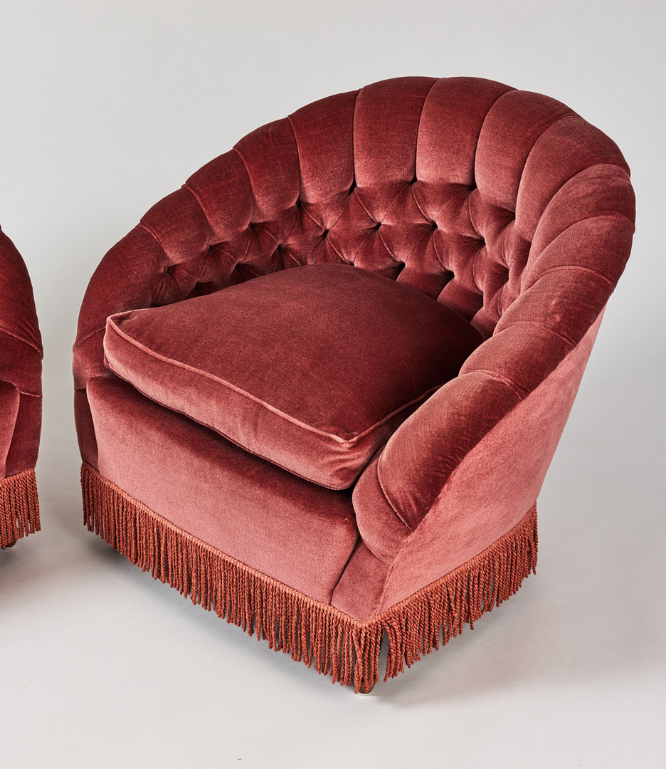 CARL CEDERHOLM. Tillskriven. Fåtöljer, 1 par, Firma Stil & Form, Stockholm 1940-50-tal.