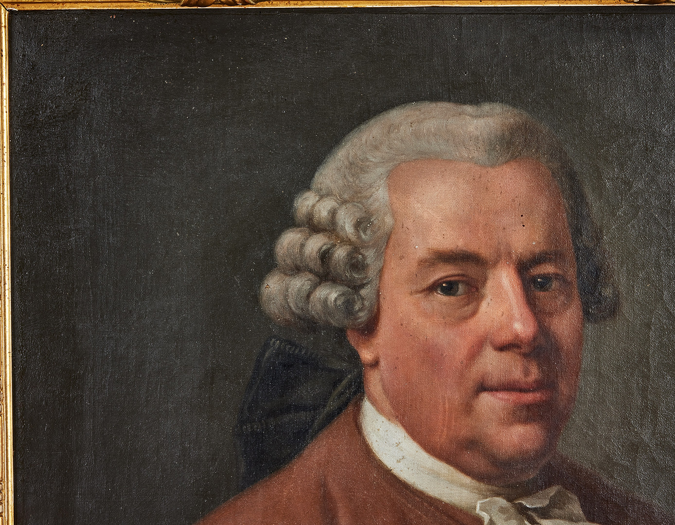 JONAS HOFFMAN (1726-1780). Ett par porträtt av borgmästare, rådman Kniper och hans fru, född Claesson, signerade och daterade Hoffman 1772, olja på duk.