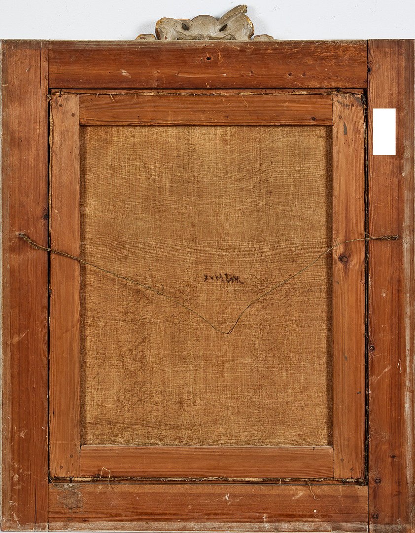 JONAS HOFFMAN (1726-1780). Ett par porträtt av borgmästare, rådman Kniper och hans fru, född Claesson, signerade och daterade Hoffman 1772, olja på duk.