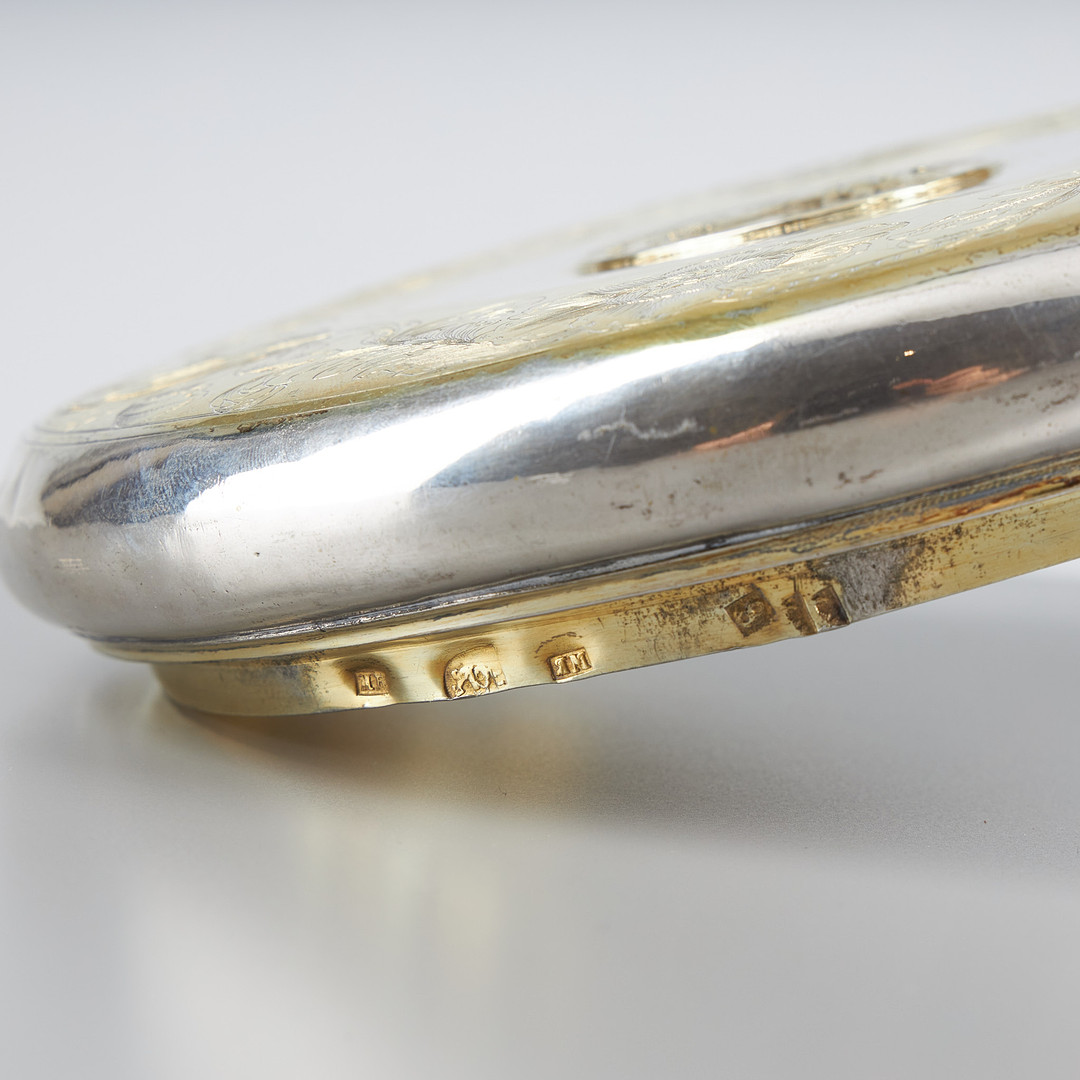 DRYCKESKANNA, silver, sannolikt Baltikum 1600-talets slut / 1700-talets början, omstämplad i Moskva 1755.
