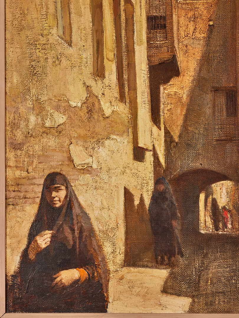 FAIK HASSAN (IRAK, 1914-1992, FAEQ HASSAN FAIQ HASSAN, FAYIQ HASSAN). Gatumotiv.
