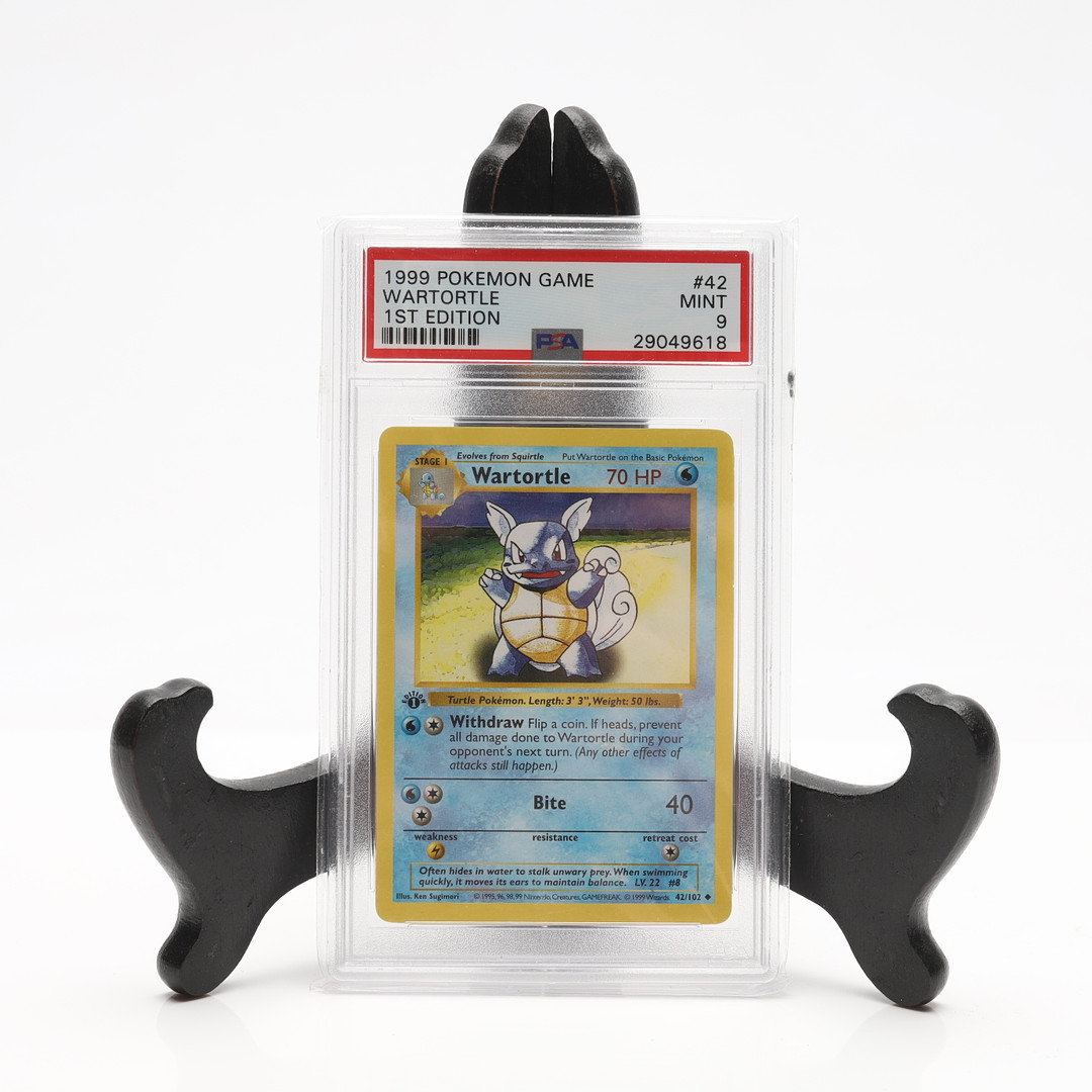 1999 wartortle pokemon card 1999 Pokemon Wartortle - 1st Edition Shadowless