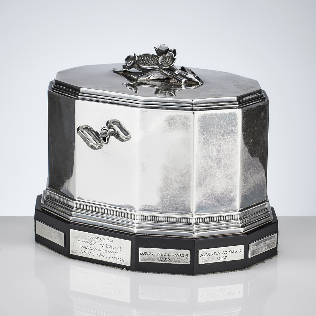 ATELIER BORGILA. Smyckesskrin, sterlingsilver, Stockholm 1932.