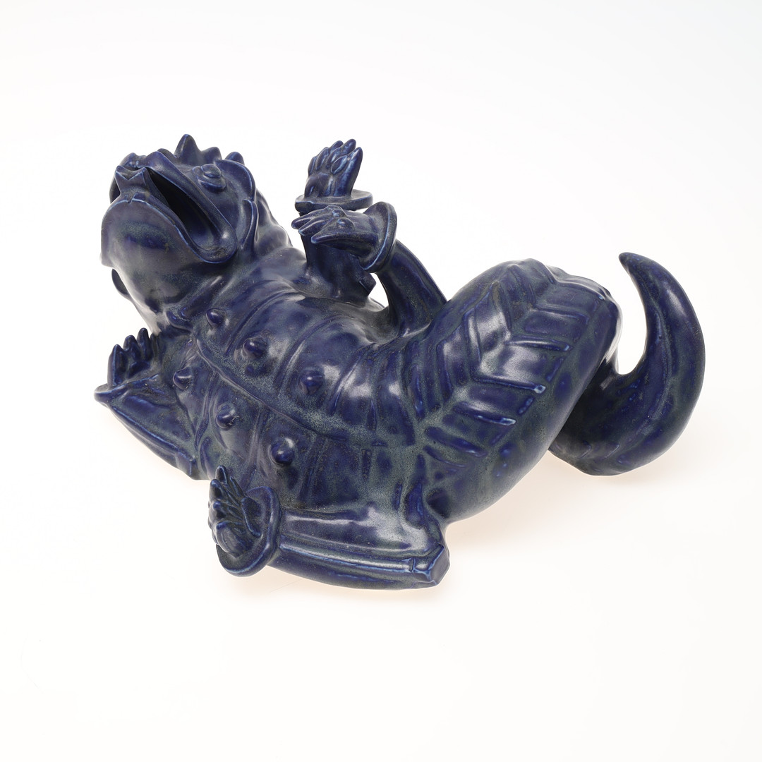 WILHELM KÅGE. Drakmamma, Gustavsberg, 1939, stengods.
