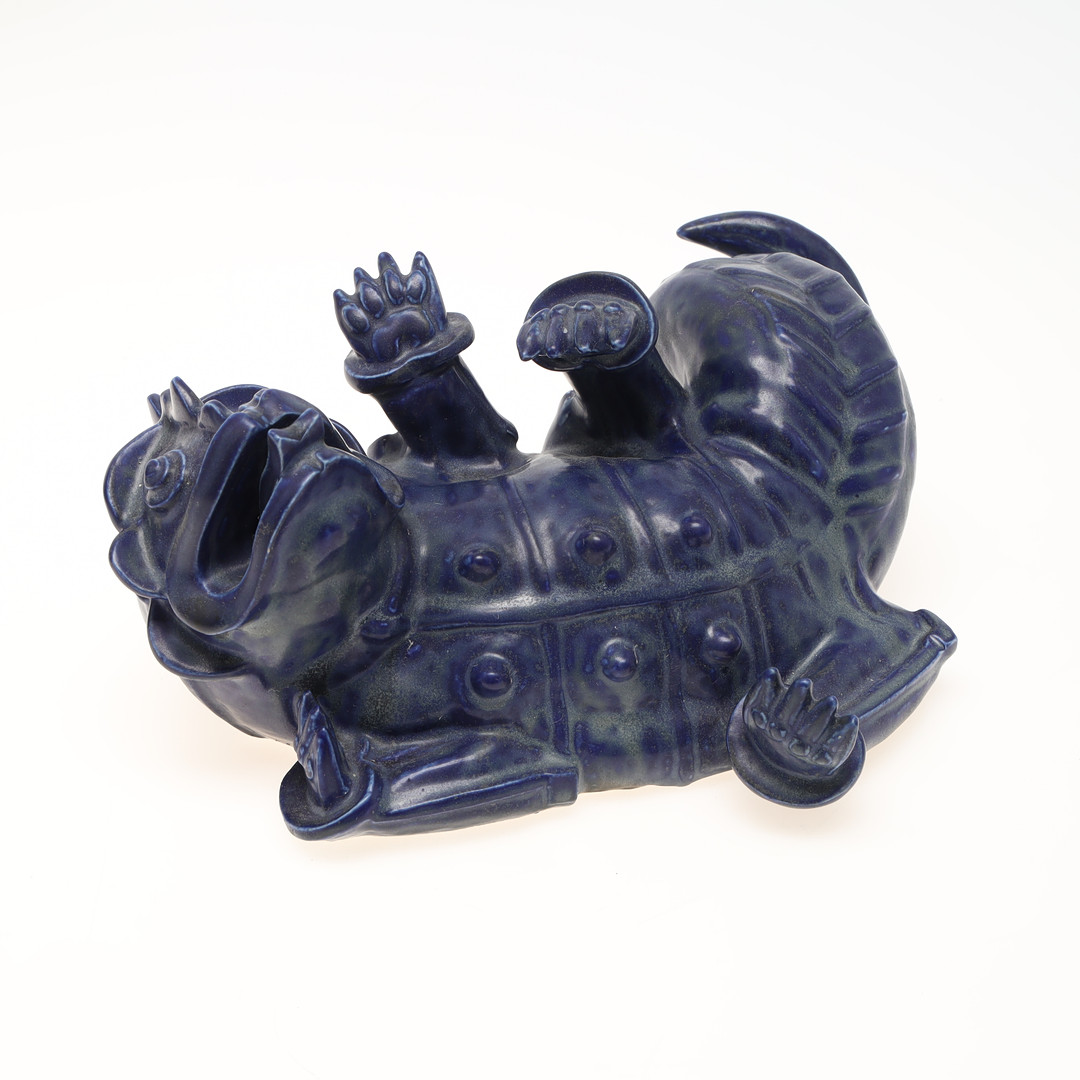 WILHELM KÅGE. Drakmamma, Gustavsberg, 1939, stengods.