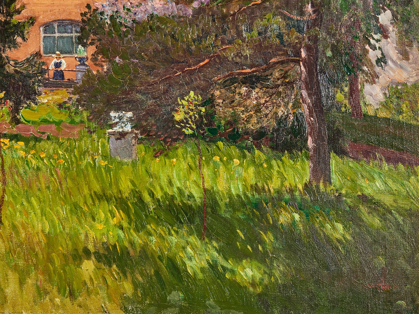 ANTON GENBERG. Klingsta gård 1913.
