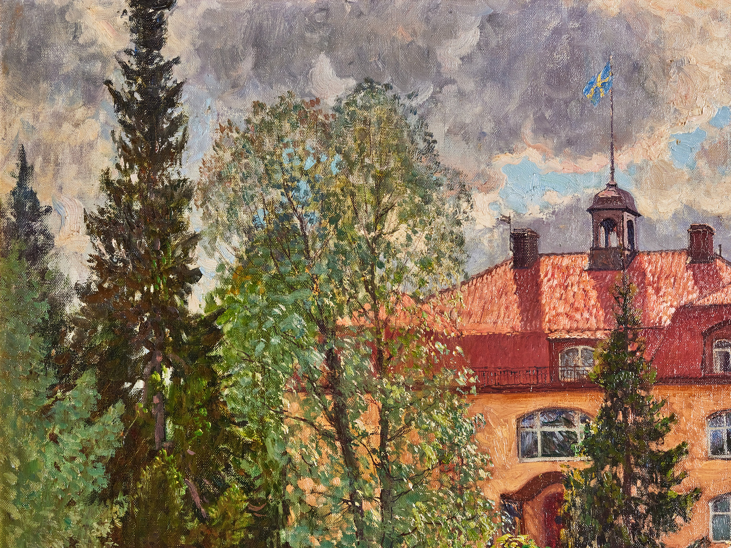ANTON GENBERG. Klingsta gård 1913.