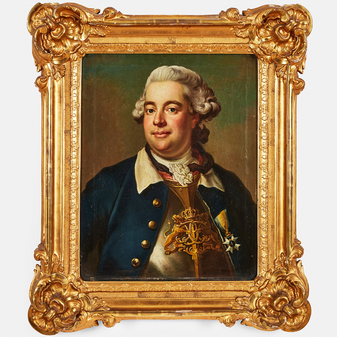 JAKOB BJÖRCK (1727/28-1793). Porträtt av greve och generallöjtnant Pontus Fredrik De la Gardie (1726-1791).