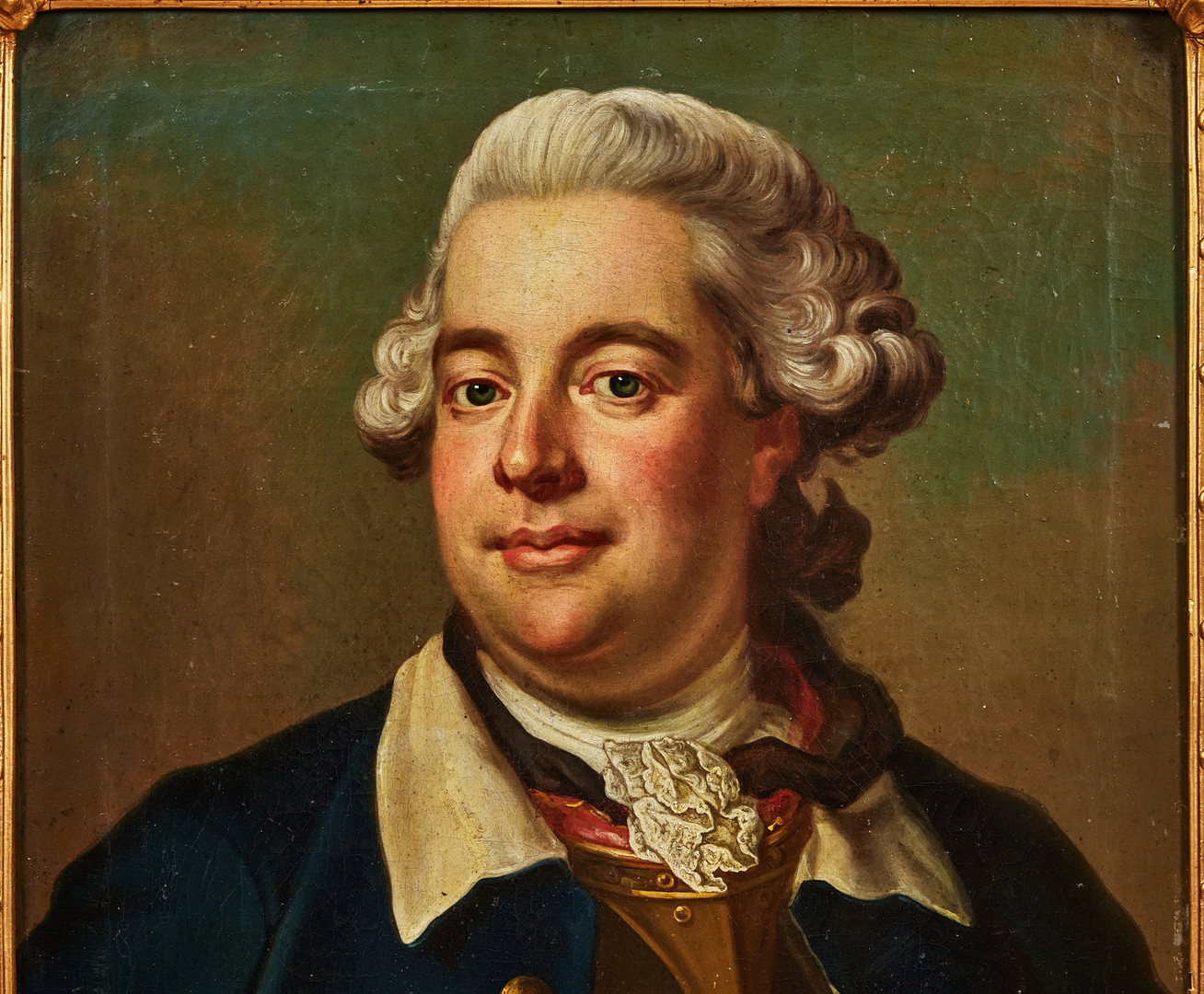 JAKOB BJÖRCK (1727/28-1793). Porträtt av greve och generallöjtnant Pontus Fredrik De la Gardie (1726-1791).