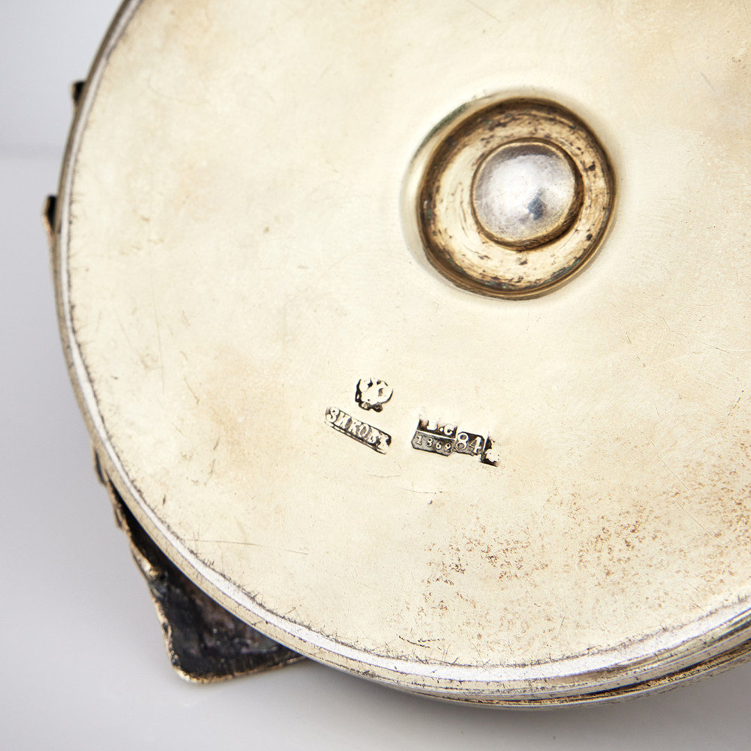 FIRMA SAZIKOV. Saltkar, silver, Moskva 1861-1862. Hovleverantörsmärke.