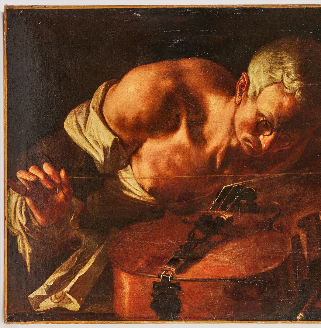 GIOVANNI DOMENICO LOMBARDI DI L’OMININO (ITALIEN, LUCCA, 1682-1751). Cellospelaren.