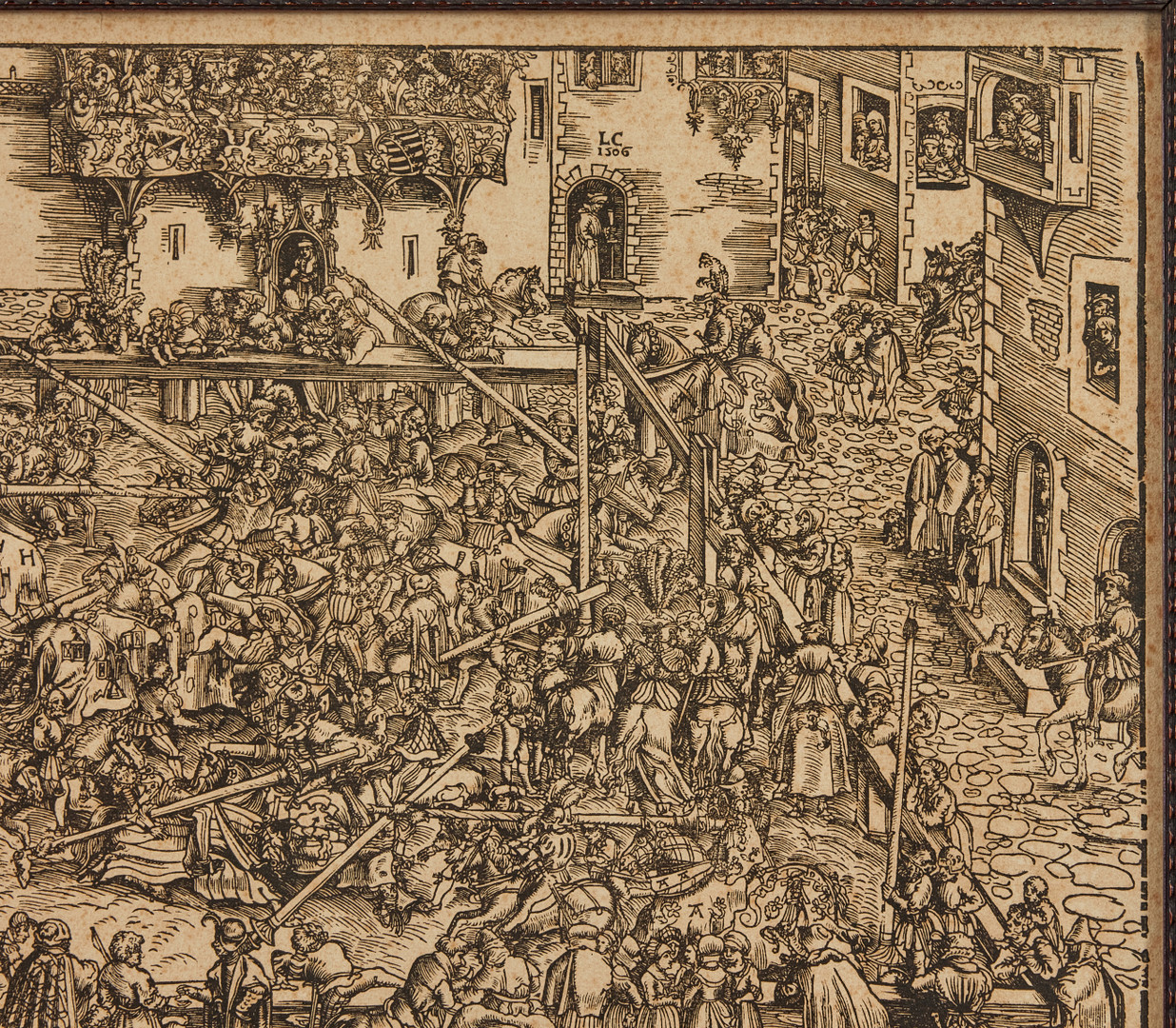 LUCAS CRANACH THE ELDER. The First Tournament (Das erste Turnierblatt).