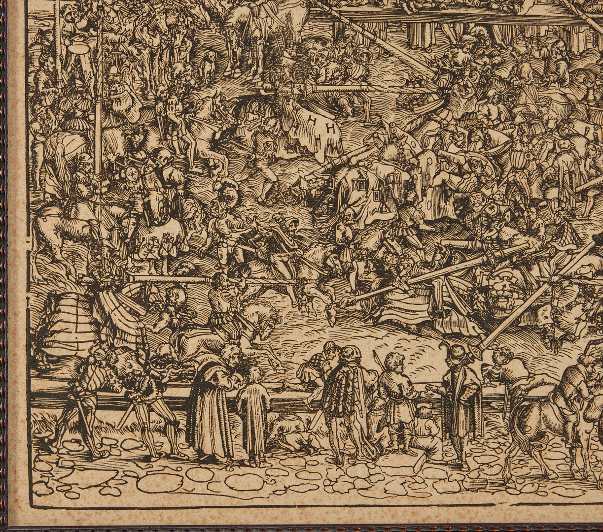 LUCAS CRANACH THE ELDER. The First Tournament (Das erste Turnierblatt).