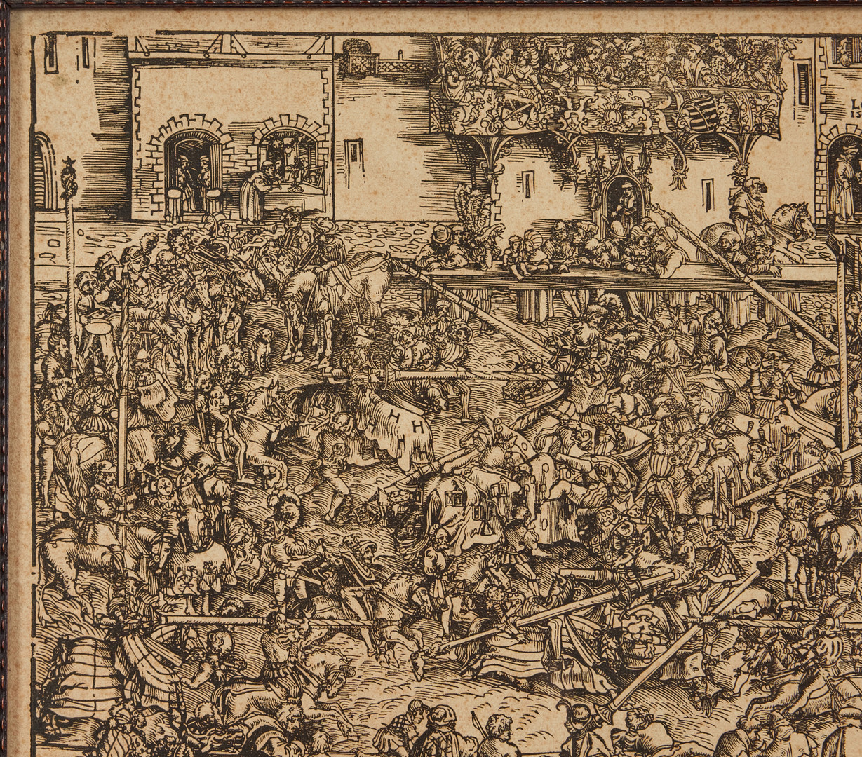 LUCAS CRANACH THE ELDER. The First Tournament (Das erste Turnierblatt).