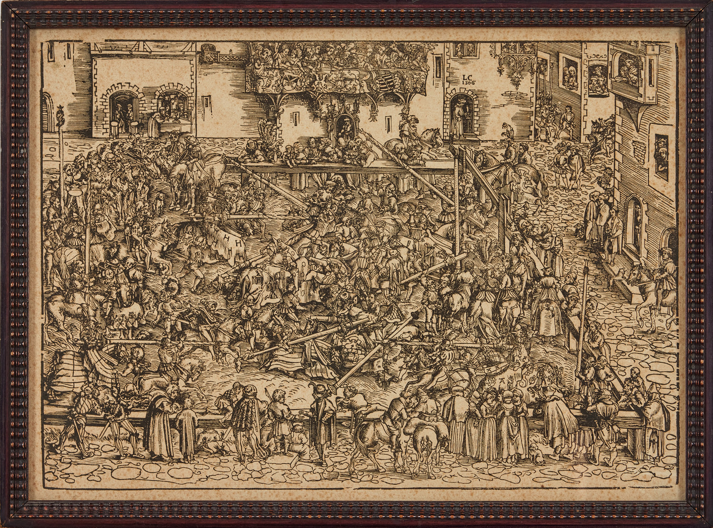 LUCAS CRANACH THE ELDER. The First Tournament (Das erste Turnierblatt).