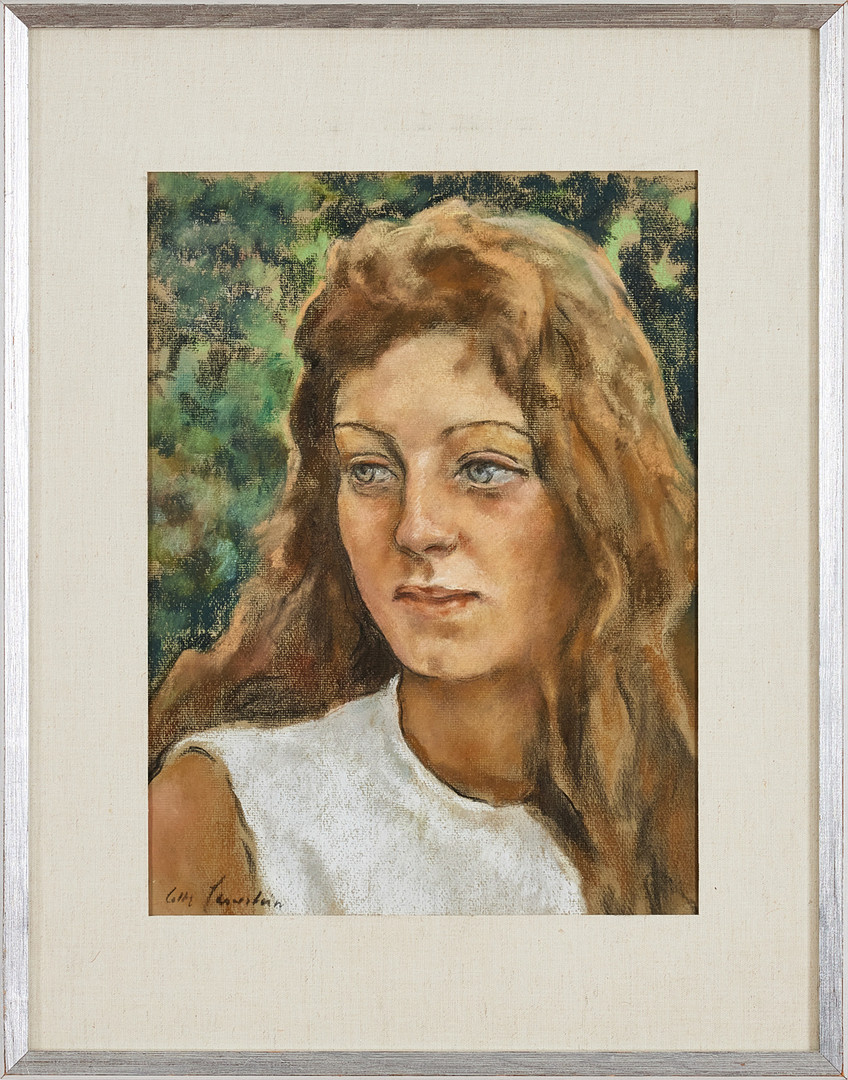 LOTTE LASERSTEIN. Porträtt av ung kvinna.