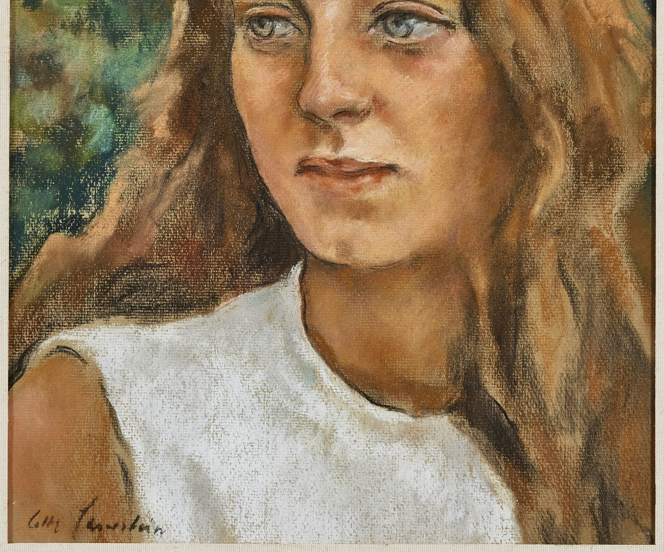 LOTTE LASERSTEIN. Porträtt av ung kvinna.