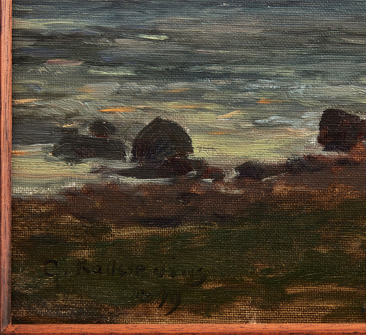 GOTTFRID KALLSTENIUS. Hammarn, Varvsholm, Klintehamn.